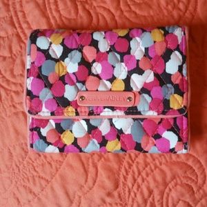 Vera Bradley Pixie Confetti Petite Trifold Wallet