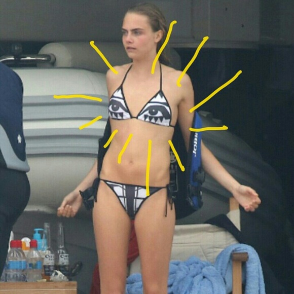 American Apparel KESH eye Bikini top - Picture 2 of 4