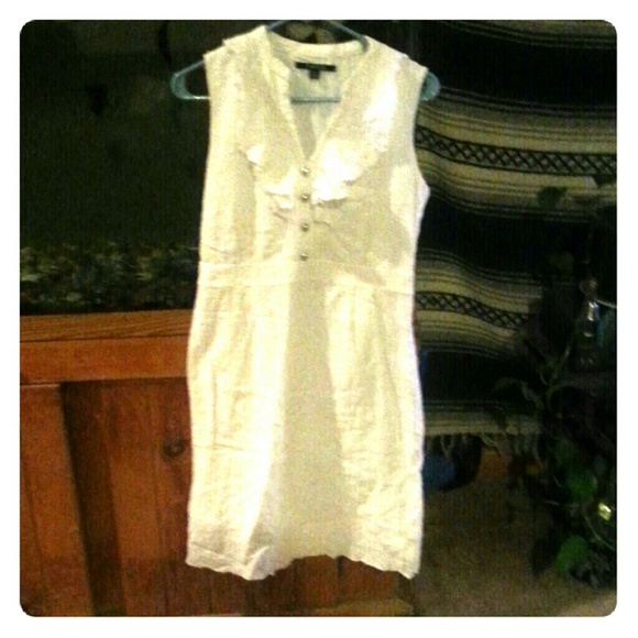 White eyelet dress