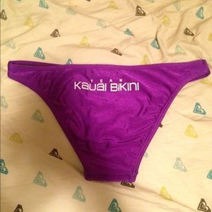 Purple Kauai Bikini bottoms, like new!