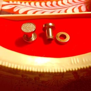 🎀Sparkly Silver Plugs🎀