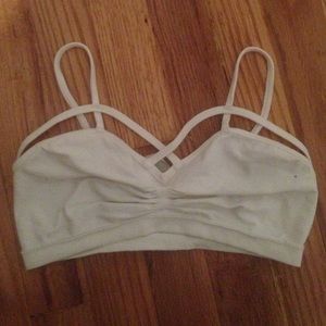 WHITE lf bralette