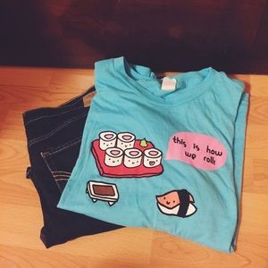 Cute Sushi Graphic Tee