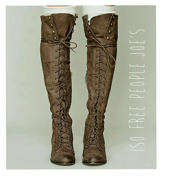 ISO free people's Joe's lace up boot