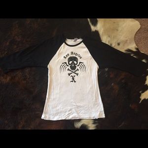 Vintage X baseball tee like new rare women's S