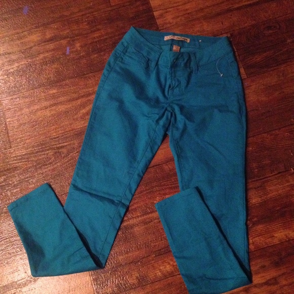Refuge Teal Jeggings