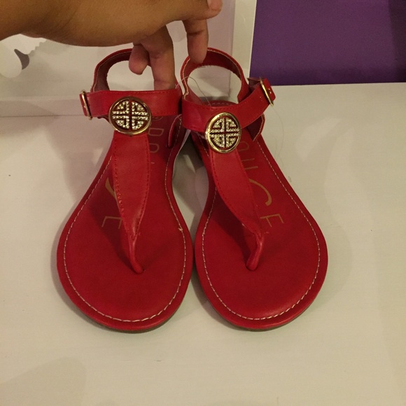 Red Sandals