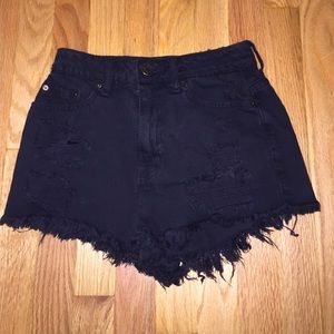 BDG Black High waist shorts