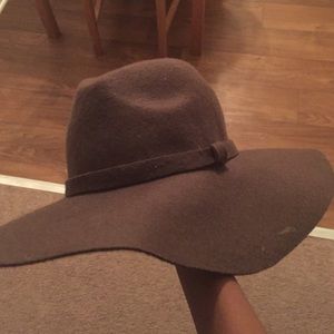 Brown fedora hat