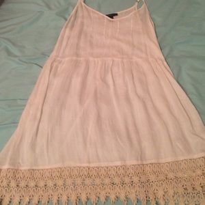 Crochet bottom F21 dress