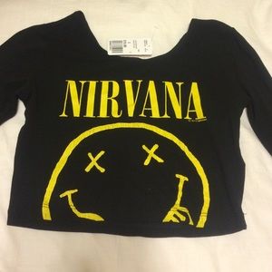 Nirvana Long sleeve tshirt- Brand new with tags!!
