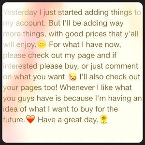 CHECK OUT MY PAGE💕