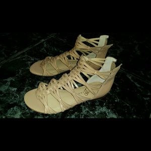 Tan Gladiator Sandals