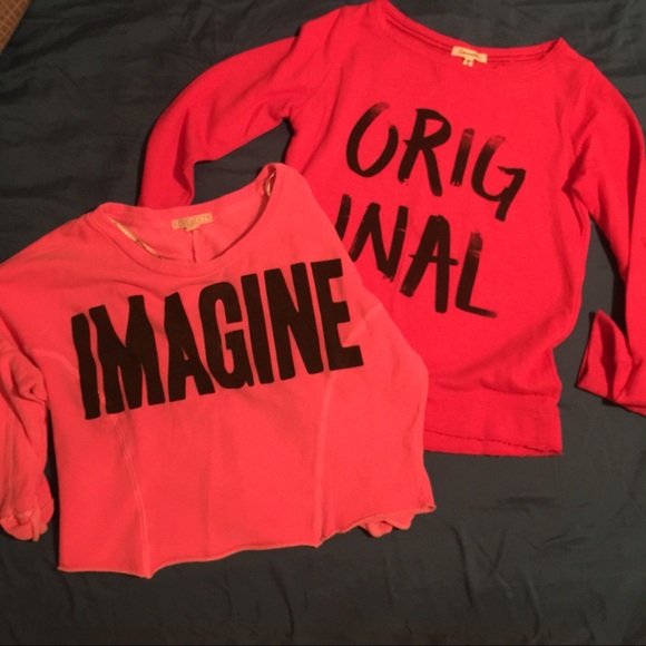 2 sweatshirts Aeropostale and forever21