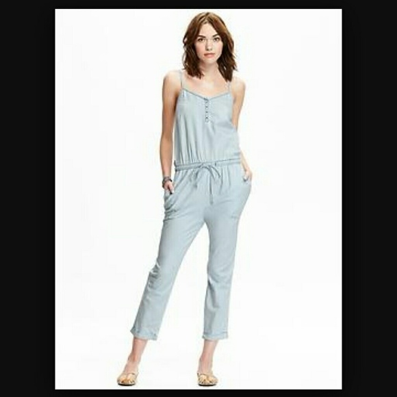Old Navy Chambray Jumpsuit