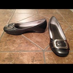 Kelly & Katie pewter/silver/gray flats