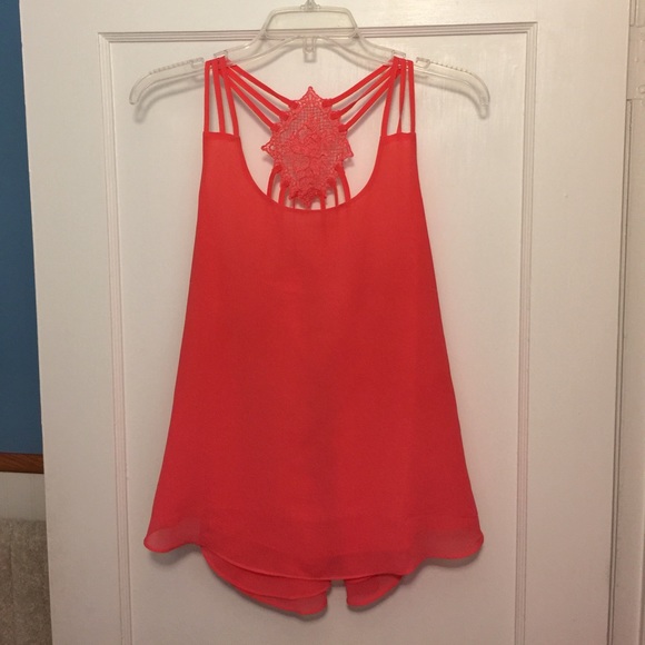 Lace Diamond Back Tank