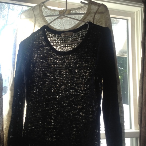 Two Hollister Sweater Set