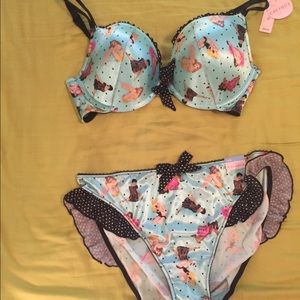 Cacique sexy pinup lingerie set
