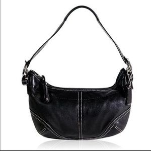 Coach small hobo leather bag