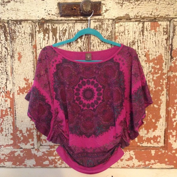 EUC Language LA Butterfly Top in Petal