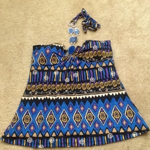 Tribal print  halter top