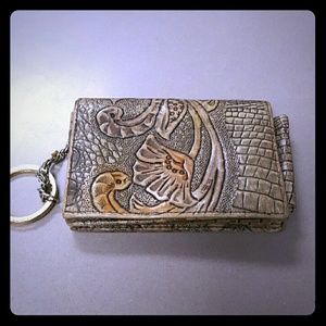 LEATHER WALLET. MADE IN CHATHAM MA