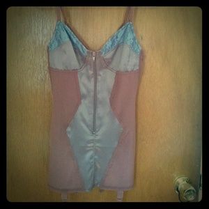 Vintage Lingerie bustier with garter clasps