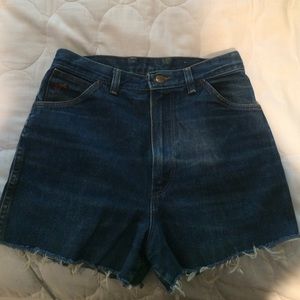 Vintage, high-waisted cutoffs
