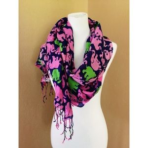 Lilly Pulitzer scarf silk and cashmere