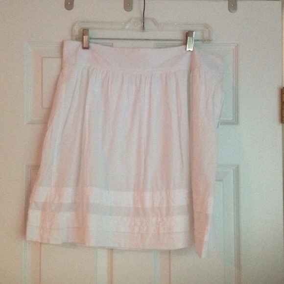 Loft white skirt