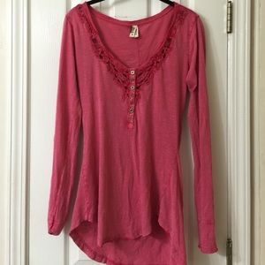 FREE PEOPLE | We the Free Pink Top Size Medium