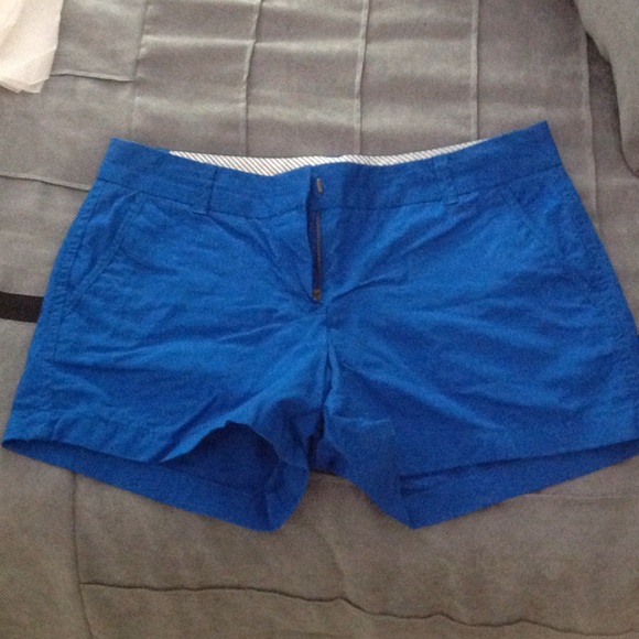 J.Crew Factory blue broken in chino short