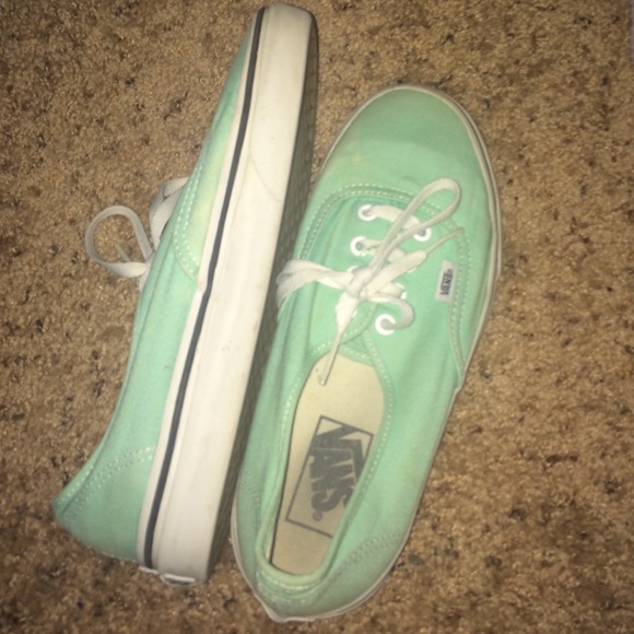mint green vans