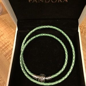 Pandora Large green limited edition bracelet