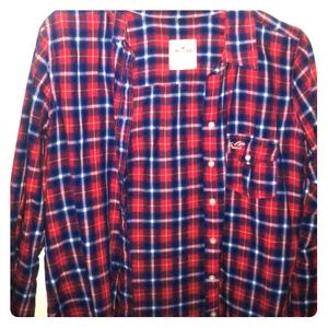 Oversized Hollister Flannel