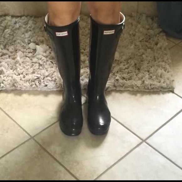 Black Hunter boots - authentic
