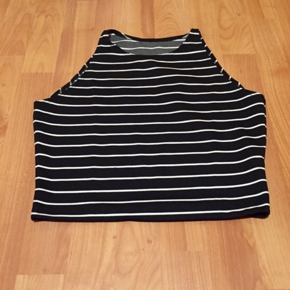 American Apparel Tops - American Apparel - Ponte Sleeveless Crop Top