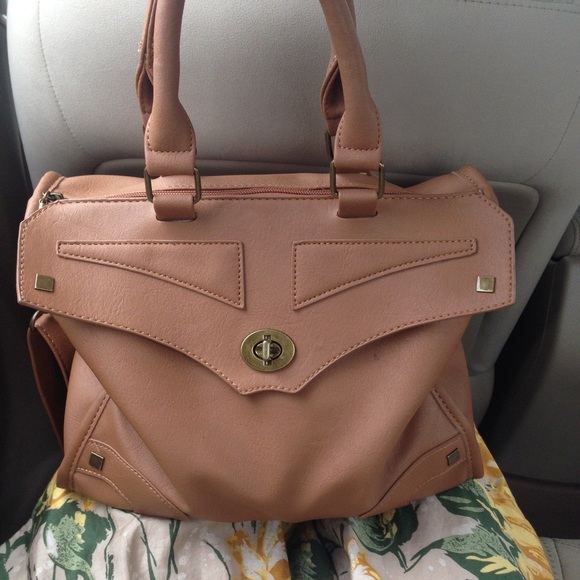 Camel-colored Satchel