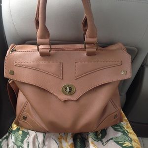Camel-colored Satchel