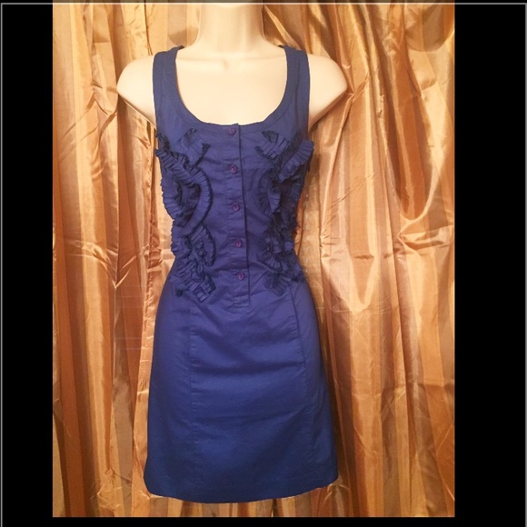 Beautiful unique blue dress