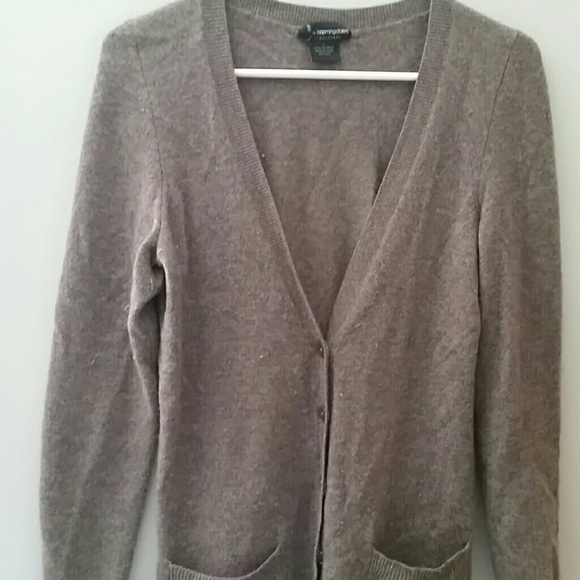Brown Cashmere Cardigan