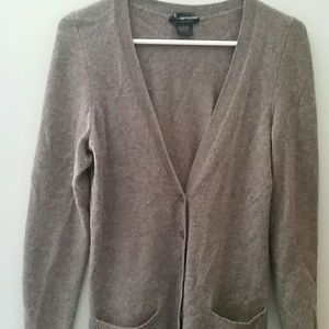 Brown Cashmere Cardigan