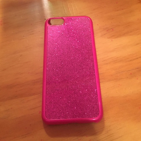 Pink glitter iPhone 5c case