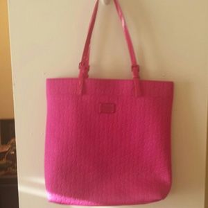 AUTHENTIC Michael Kors Neoprene Pink Tote