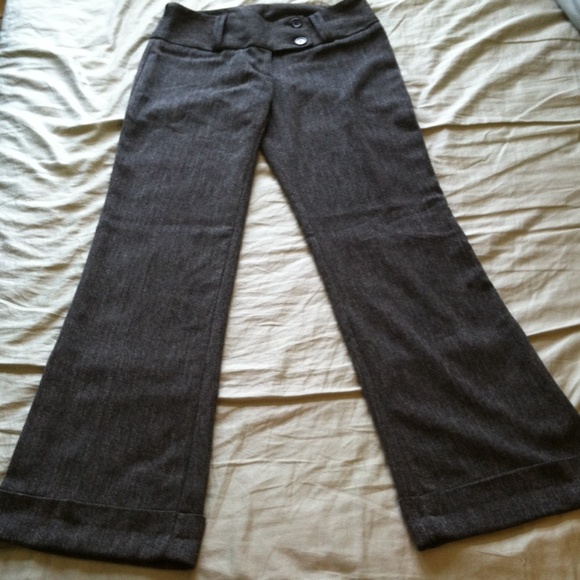 Wet Seal Gray Wide Legged Trouser - Picture 2 of 4