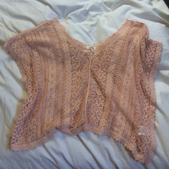 Knit light pink top