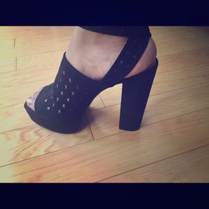 Zara black heels