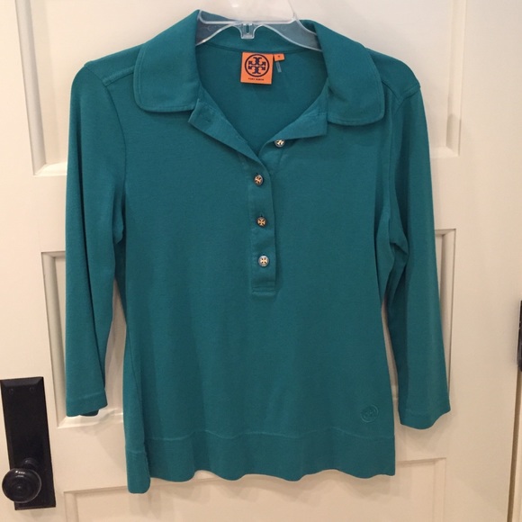 3/4 sleeve Tory Burch polo