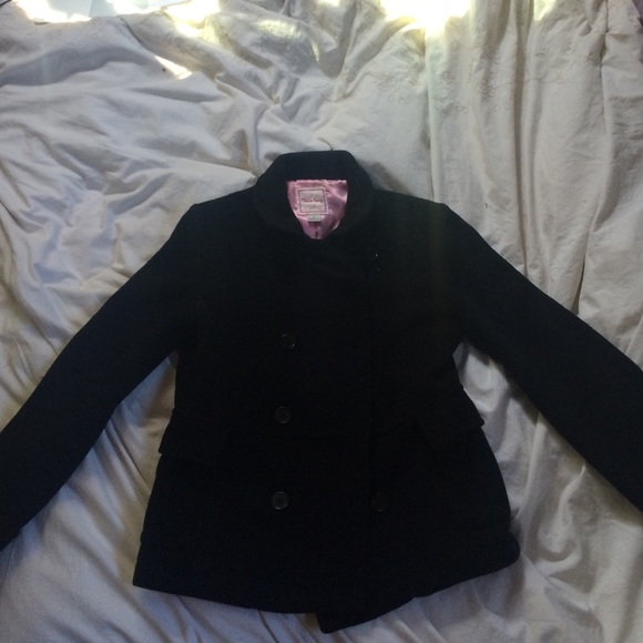 Black pea coat